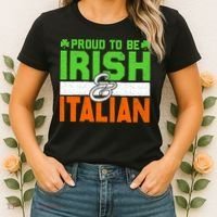 St. Patrick's Paddys Day Irish Italian Green Shamrock Gift Women's T-Shirt thumb 2