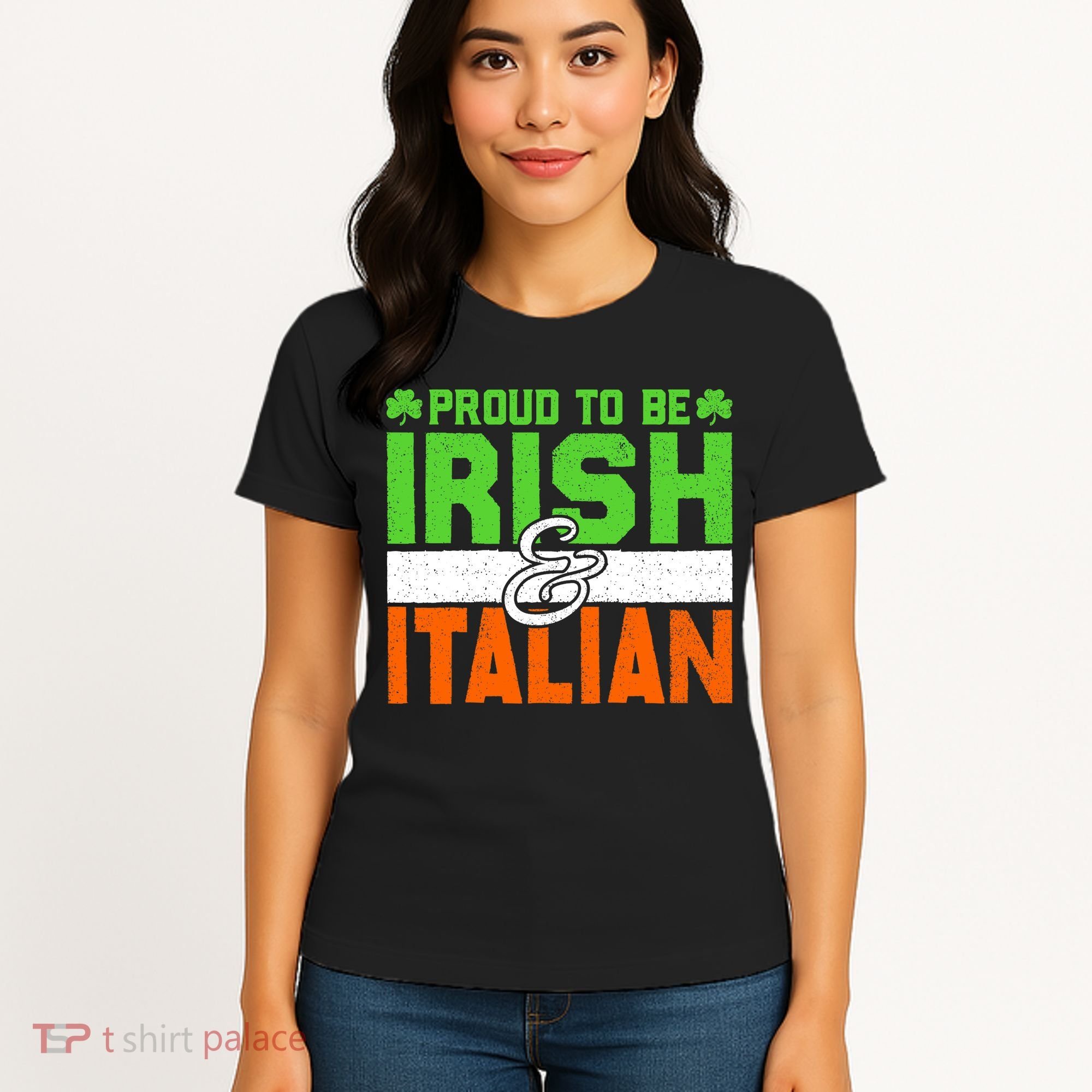 St. Patrick's Paddys Day Irish Italian Green Shamrock Gift Women's T-Shirt