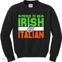 St. Patrick's Paddys Day Irish Italian Green Shamrock Gift Kids Sweatshirt thumb 0
