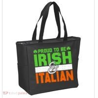St. Patrick's Paddys Day Irish Italian Green Shamrock Gift Tote Bag thumb 2