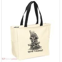 Saint Peter Quo Vadis Catholic Christian Jesus Tote Bag thumb 2