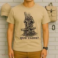 Saint Peter Quo Vadis Catholic Christian Jesus T-Shirt thumb 6