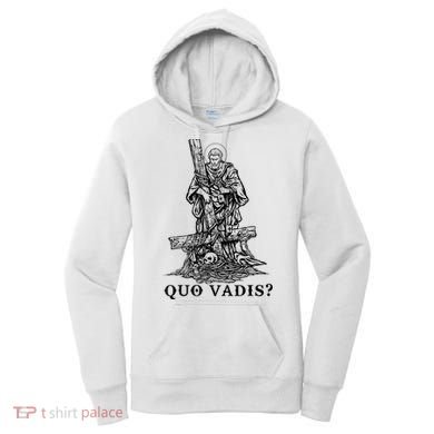 Saint Peter Quo Vadis Catholic Christian Jesus Women's Hoodie