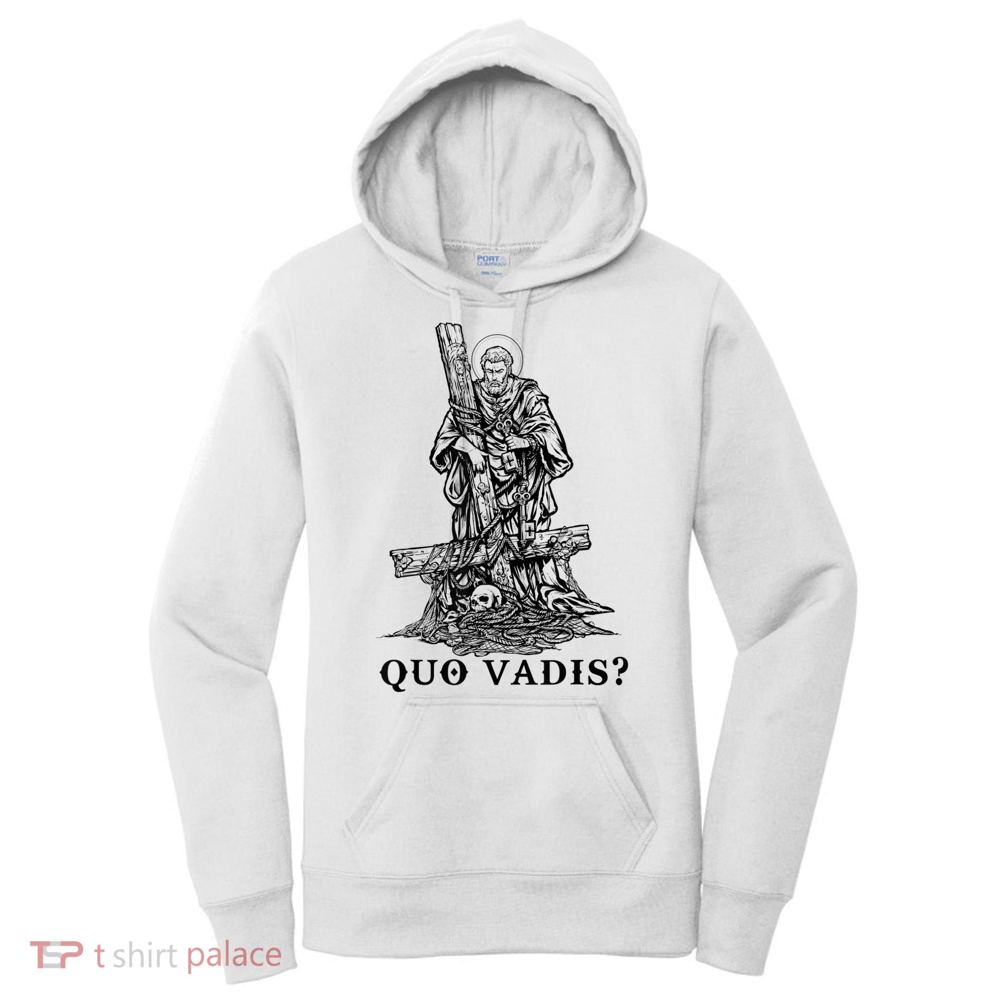Saint Peter Quo Vadis Catholic Christian Jesus Women's Hoodie