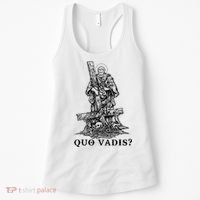 Saint Peter Quo Vadis Catholic Christian Jesus Women's Tank Top thumb 0