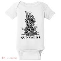 Saint Peter Quo Vadis Catholic Christian Jesus Baby Bodysuit thumb 0