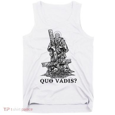 Saint Peter Quo Vadis Catholic Christian Jesus Tank Top