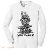 Saint Peter Quo Vadis Catholic Christian Jesus Kids Long Sleeve Shirt thumb 0
