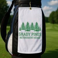 Shady Pines Retirement Home Golf Towel thumb 2