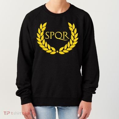 Spqr Purple Roman Women's Sweatshirt