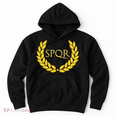Spqr Purple Roman Hoodie