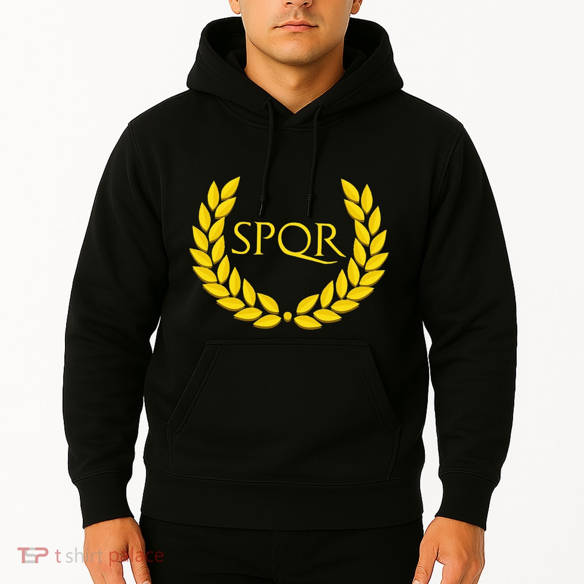 Spqr Purple Roman Hoodie