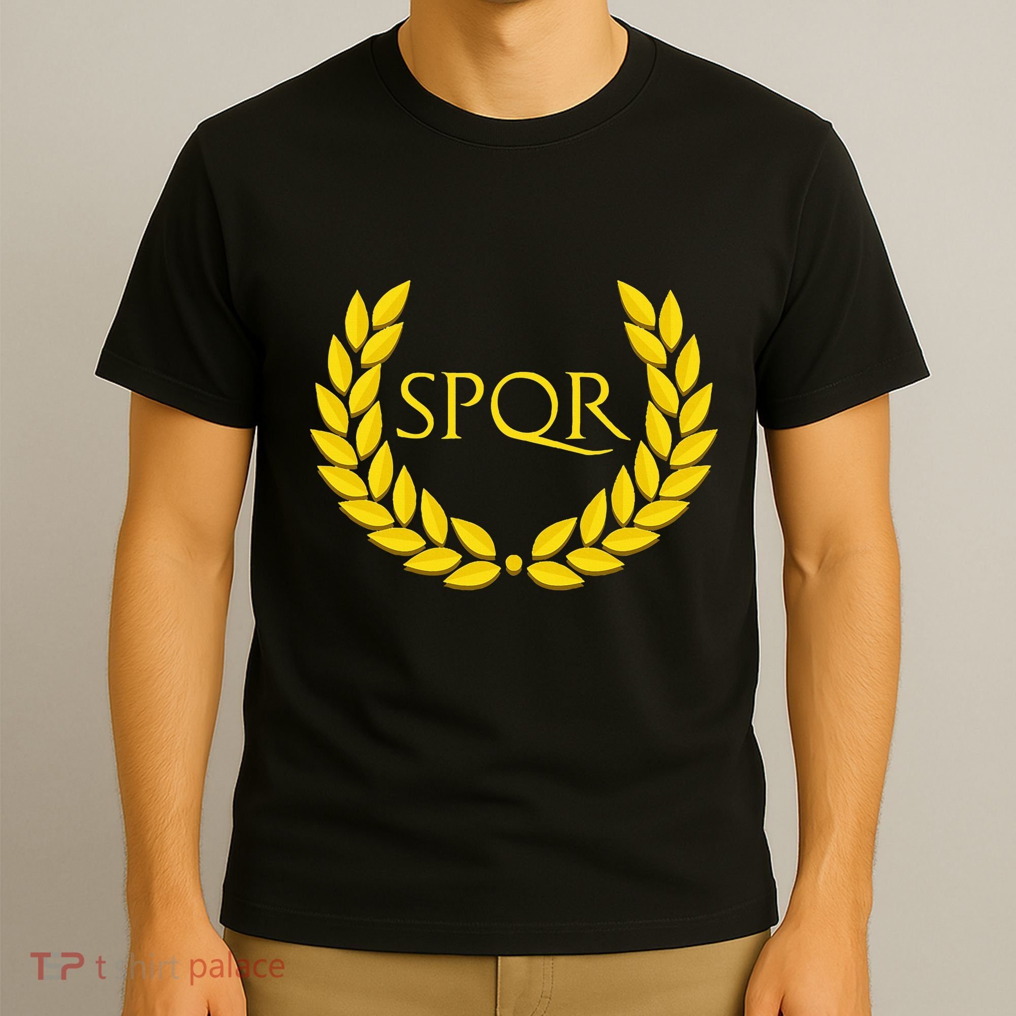 Spqr Purple Roman T-Shirt