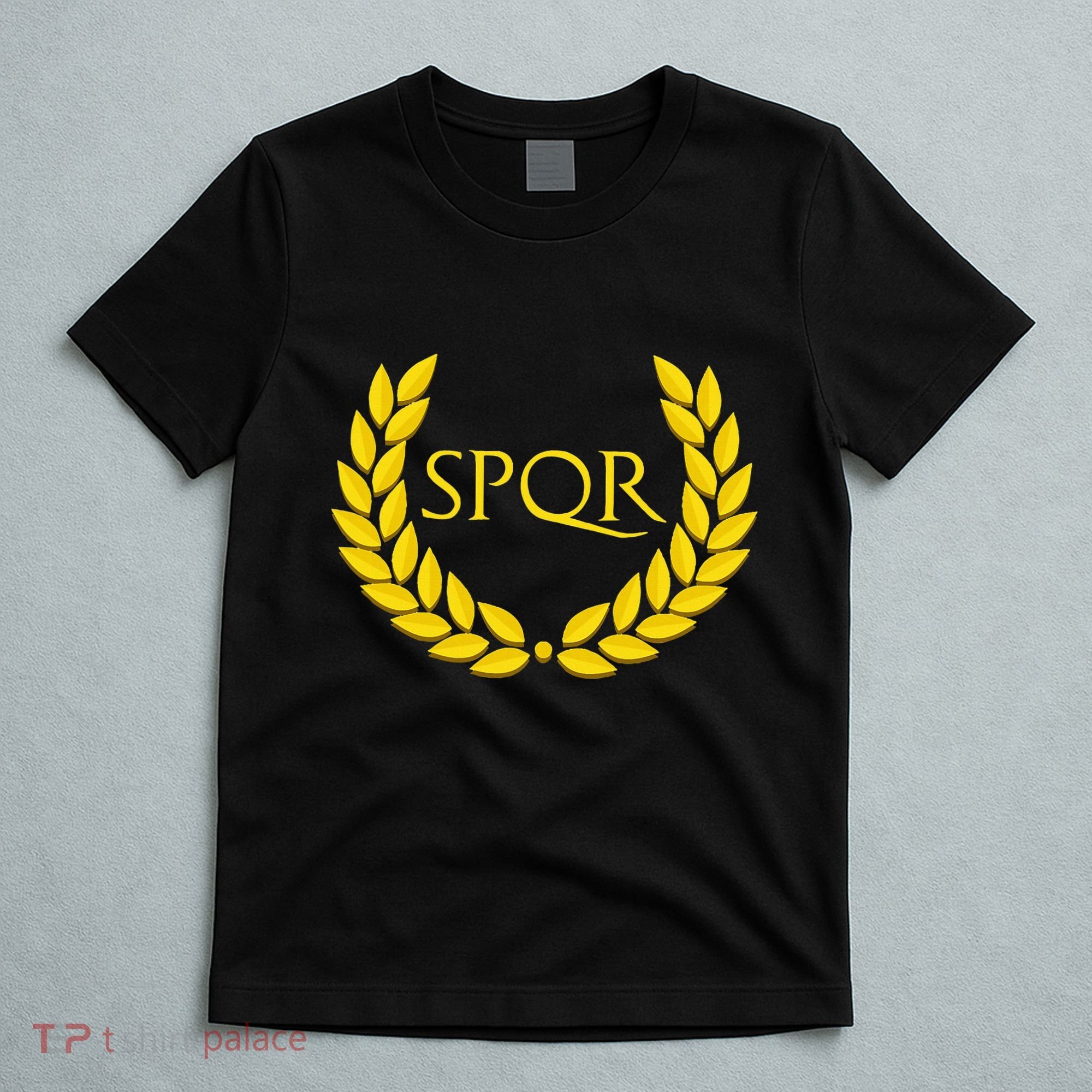 Spqr Purple Roman T-Shirt