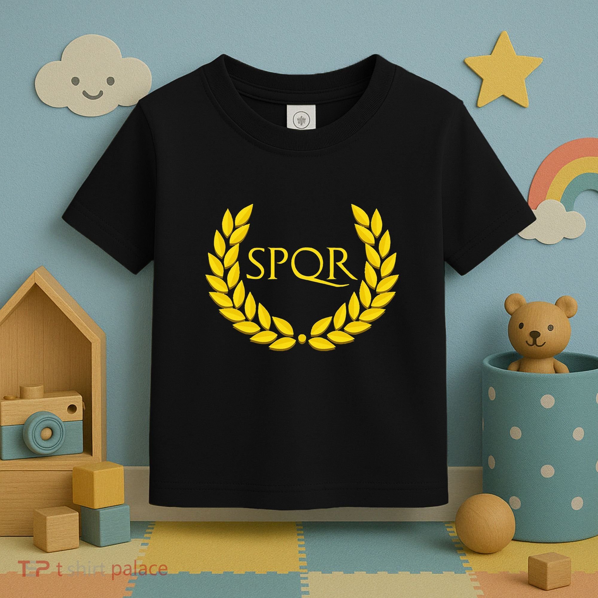 Spqr Purple Roman Toddler T-Shirt