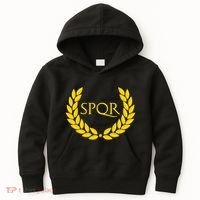 Spqr Purple Roman Kids Hoodie thumb 0