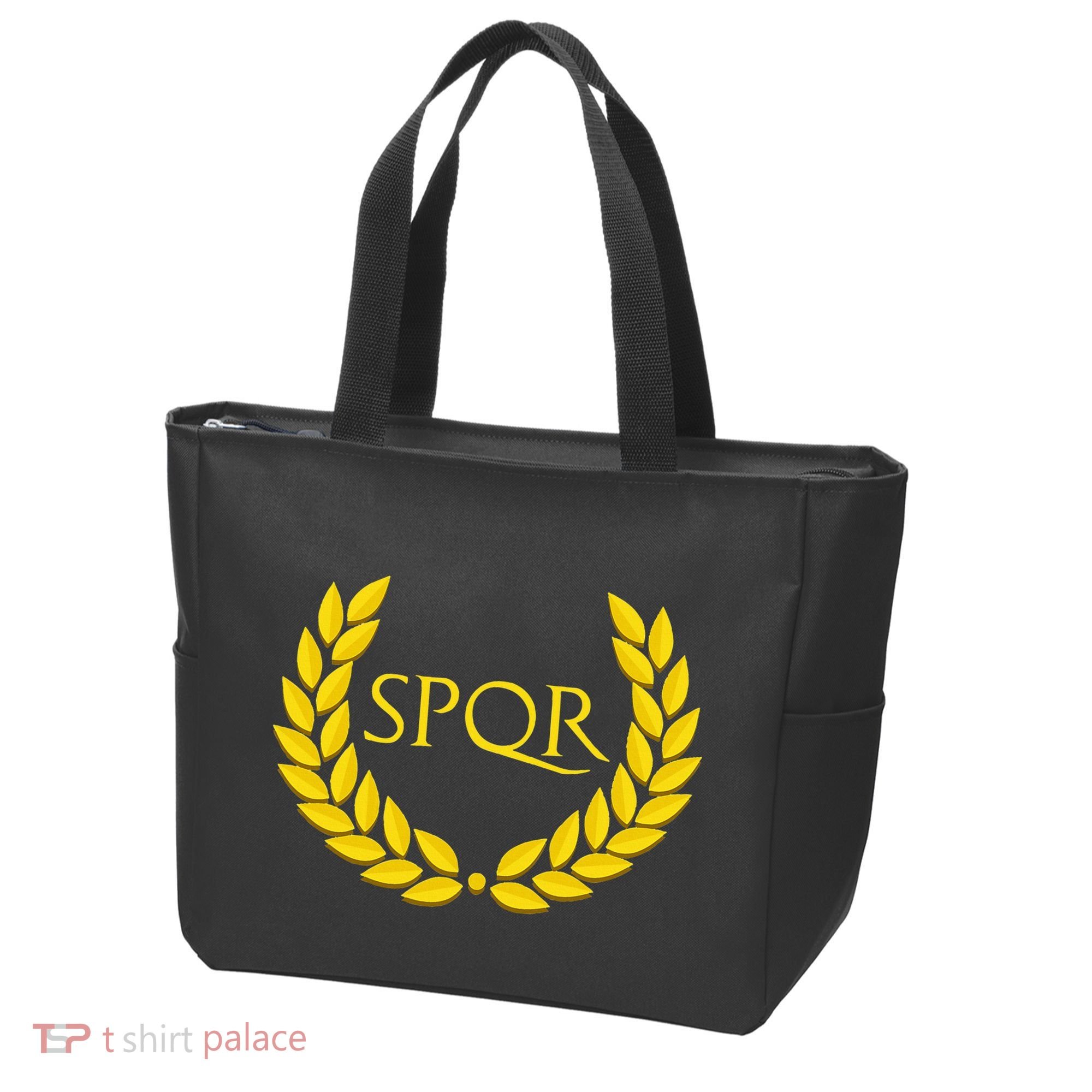 Spqr Purple Roman Tote Bag