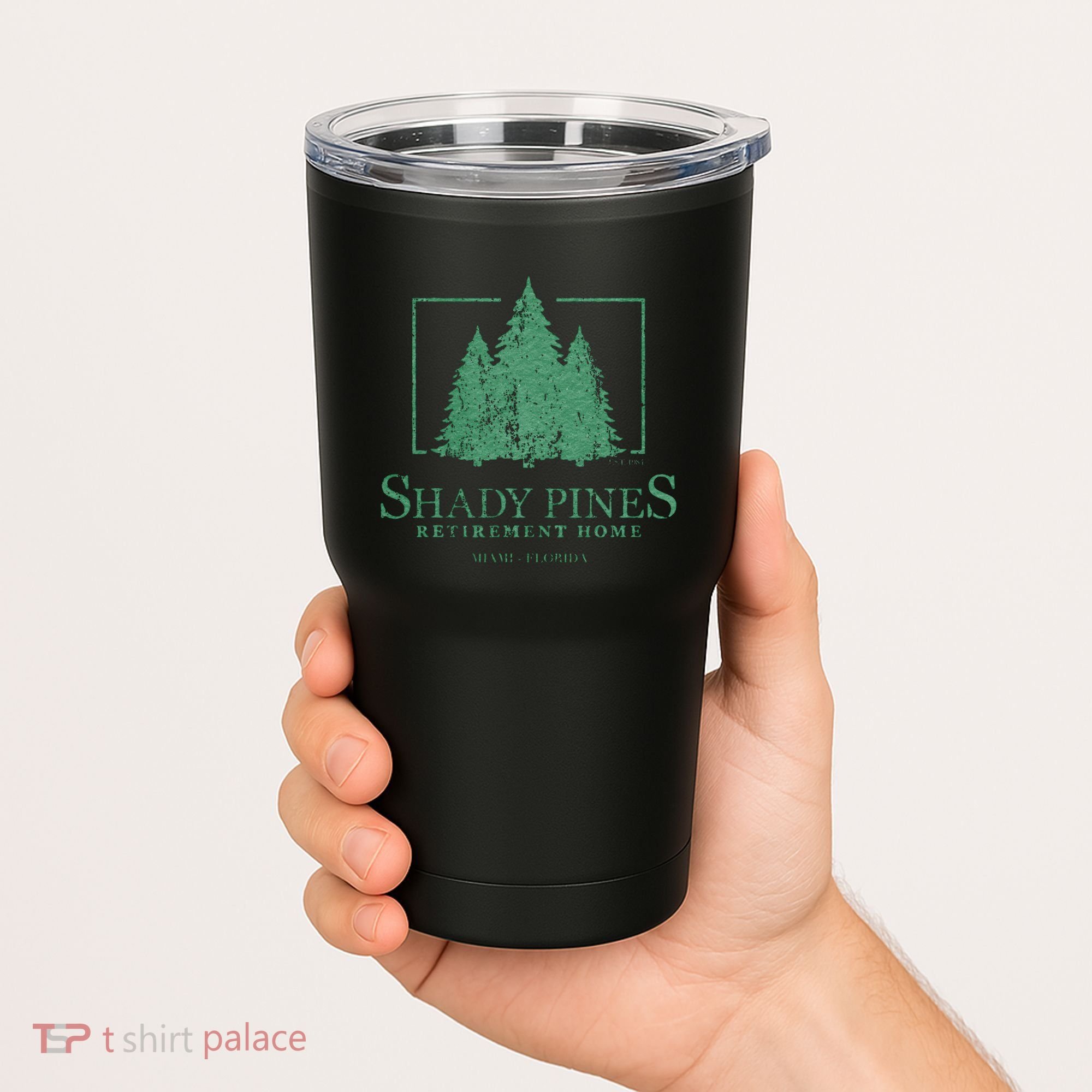 Shady Pines Retirement Home Tumbler