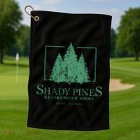 Shady Pines Retirement Home Golf Towel thumb 1