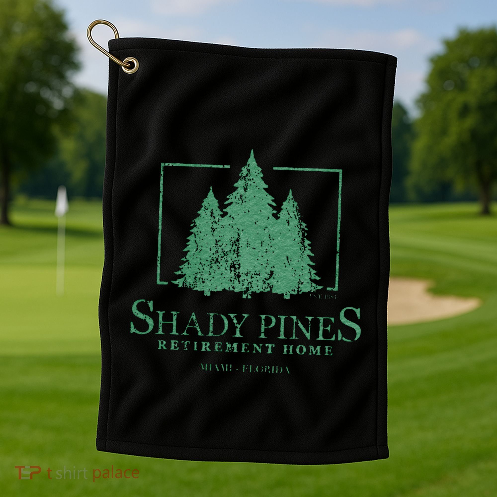 Shady Pines Retirement Home Golf Towel
