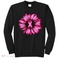 Sunflower Pink Ribbon Breast Cancer Awareness Sweatshirt thumb 0