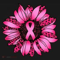 Sunflower Pink Ribbon Breast Cancer Awareness Baby Bodysuit thumb 2