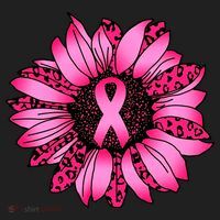 Sunflower Pink Ribbon Breast Cancer Awareness Hat thumb 2