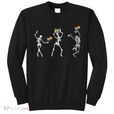 Skeleton Pride Rainbow Lgbtq Funny Pride. Sweatshirt