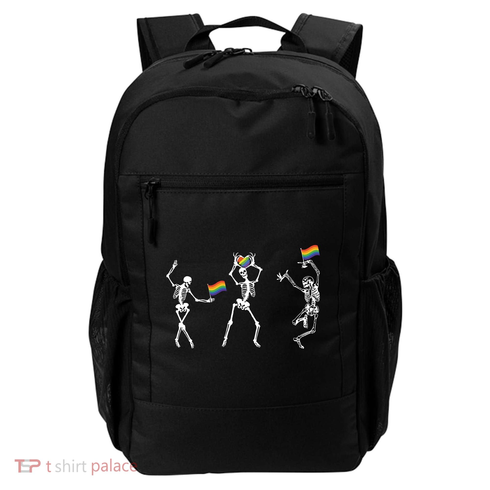 Skeleton Pride Rainbow Lgbtq Funny Pride. Backpack