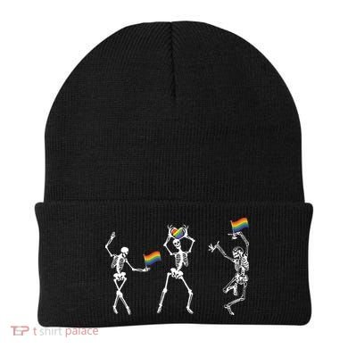 Skeleton Pride Rainbow Lgbtq Funny Pride. Beanie