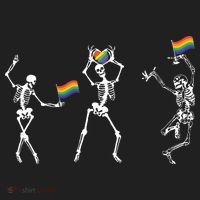 Skeleton Pride Rainbow Lgbtq Funny Pride. Tumbler thumb 3