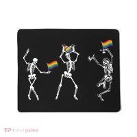 Skeleton Pride Rainbow Lgbtq Funny Pride. Mousepad thumb 0