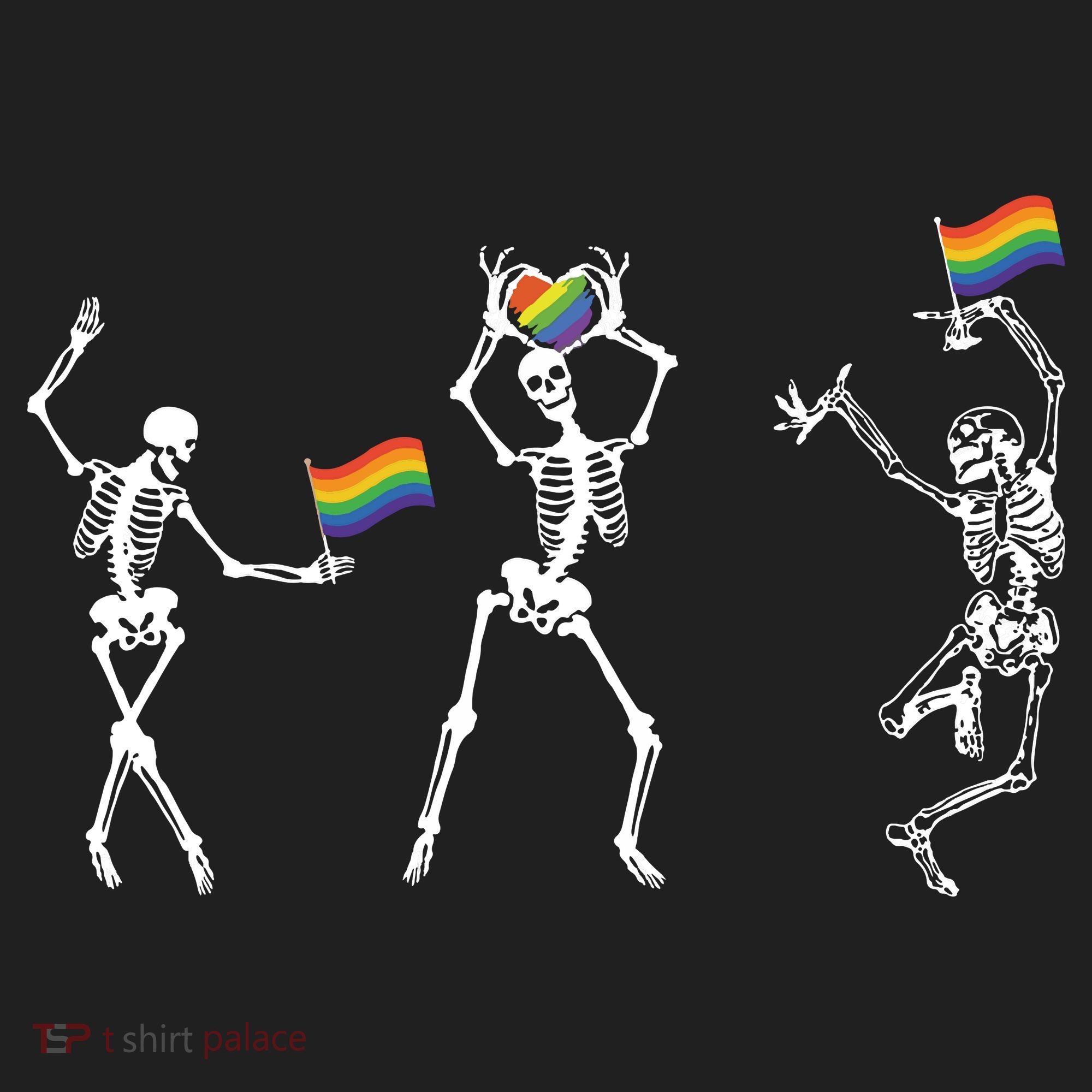 Skeleton Pride Rainbow Lgbtq Funny Pride. Hat