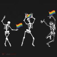 Skeleton Pride Rainbow Lgbtq Funny Pride. Tank Top thumb 6