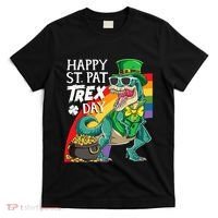 St Pat Rex Day Dinosaur St Patricks Day T-Shirt thumb 0