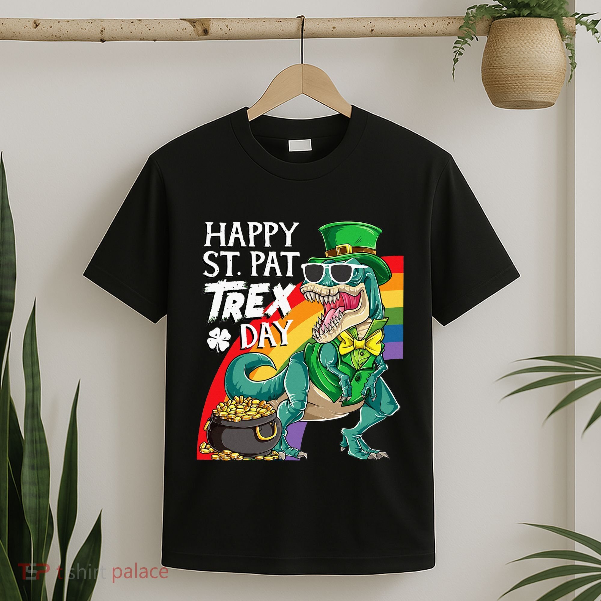 St Pat Rex Day Dinosaur St Patricks Day T-Shirt