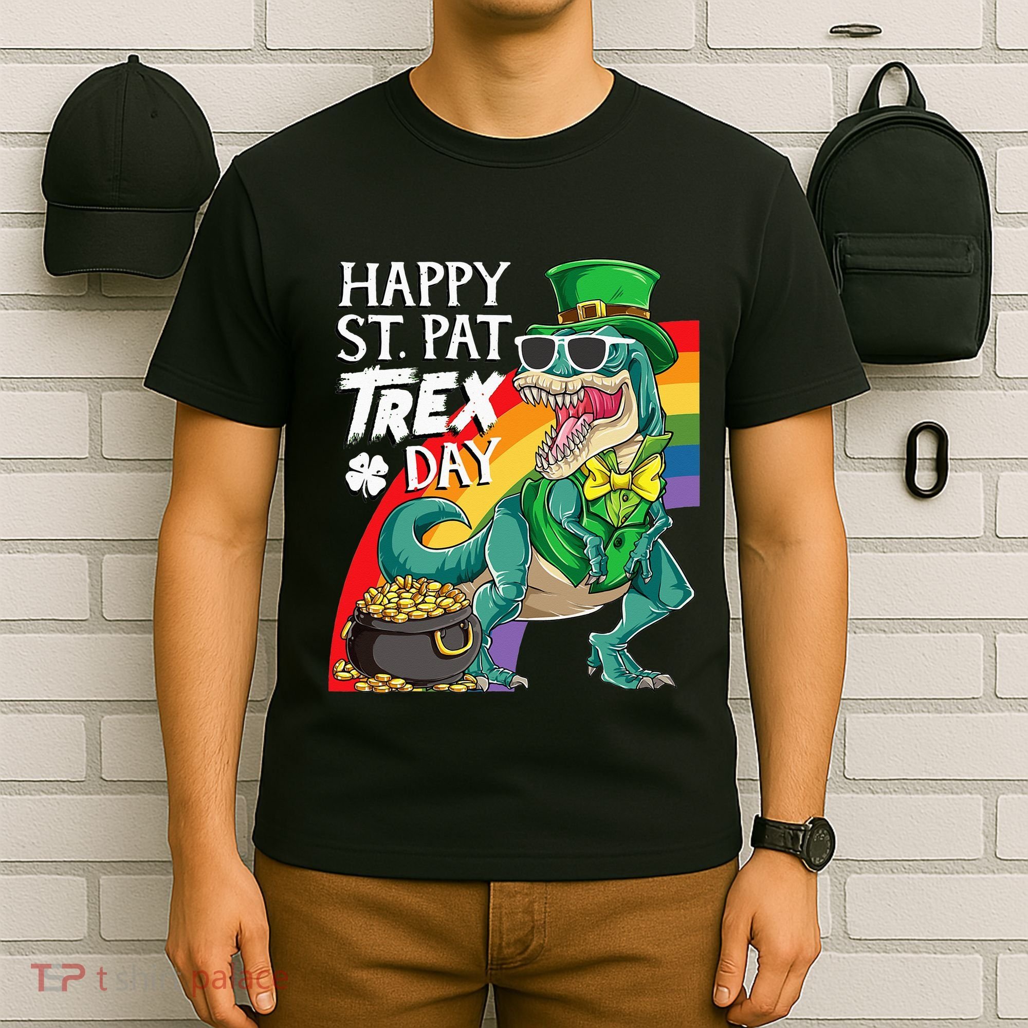St Pat Rex Day Dinosaur St Patricks Day T-Shirt