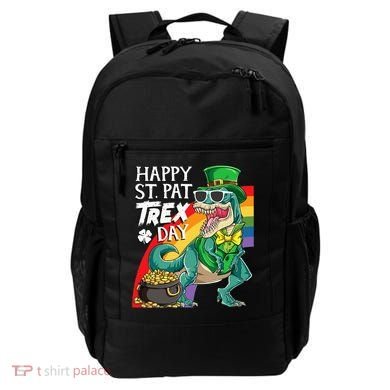 St Pat Rex Day Dinosaur St Patricks Day Backpack
