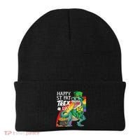 St Pat Rex Day Dinosaur St Patricks Day Beanie thumb 0