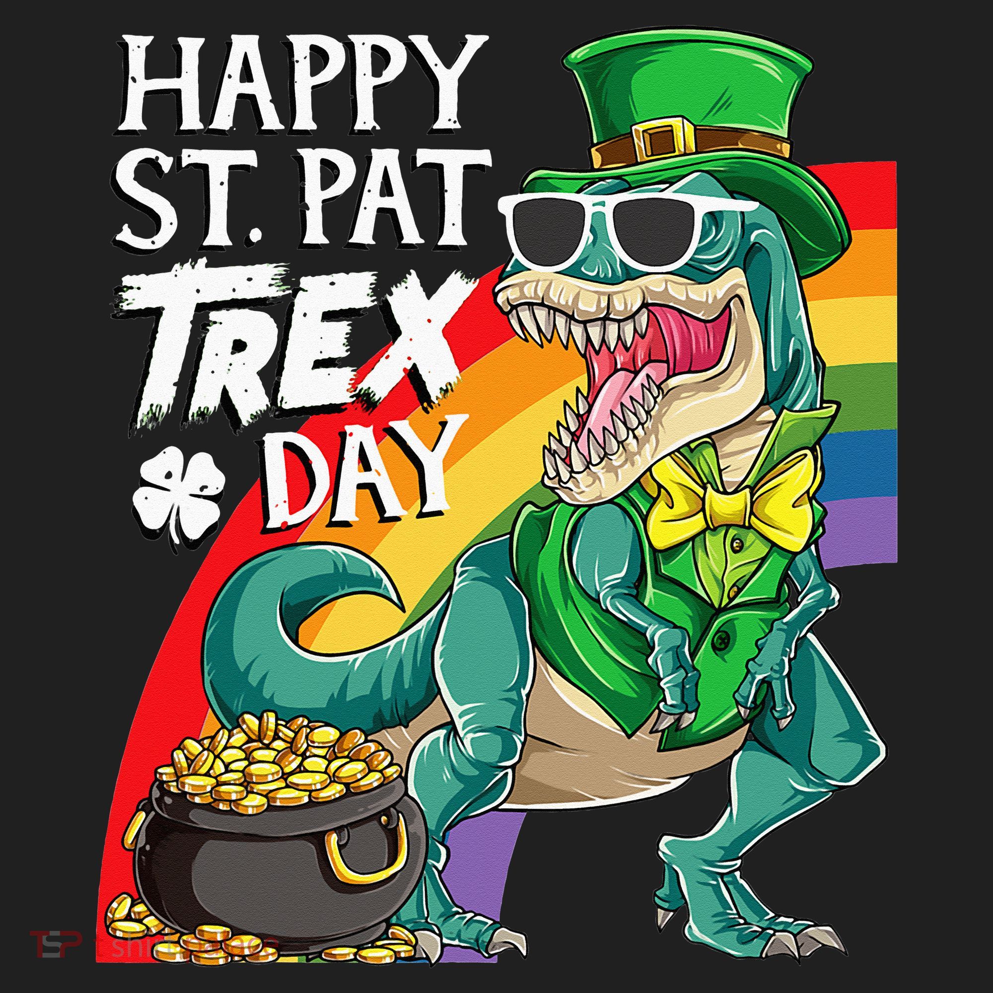 St Pat Rex Day Dinosaur St Patricks Day Beanie