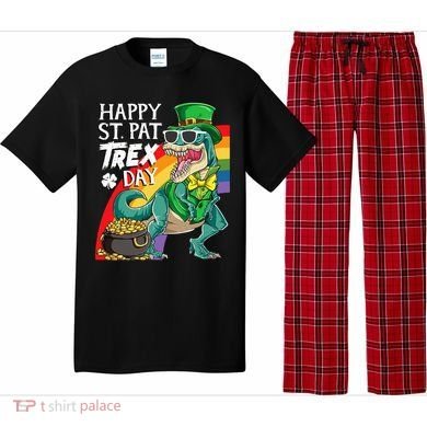 St Pat Rex Day Dinosaur St Patricks Day Pajama Set
