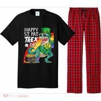 St Pat Rex Day Dinosaur St Patricks Day Pajama Set thumb 0