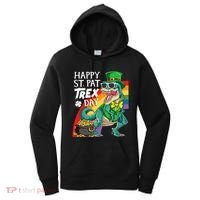 St Pat Rex Day Dinosaur St Patricks Day Women's Hoodie thumb 0