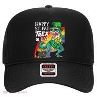 St Pat Rex Day Dinosaur St Patricks Day Hat thumb 0