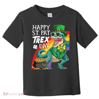 St Pat Rex Day Dinosaur St Patricks Day Toddler T-Shirt
