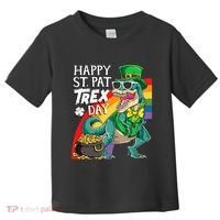 St Pat Rex Day Dinosaur St Patricks Day Toddler T-Shirt thumb 0