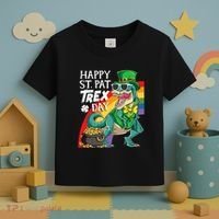 St Pat Rex Day Dinosaur St Patricks Day Toddler T-Shirt thumb 3