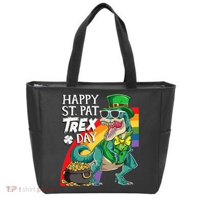 St Pat Rex Day Dinosaur St Patricks Day Tote Bag