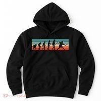Squash Player Retro Evolution Racquetball Crossminton Sport Hoodie thumb 0