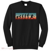 Squash Player Retro Evolution Racquetball Crossminton Sport Sweatshirt thumb 0